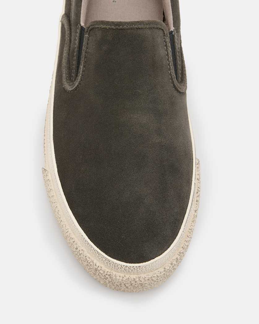 Navaho Suede Slip On Trainers