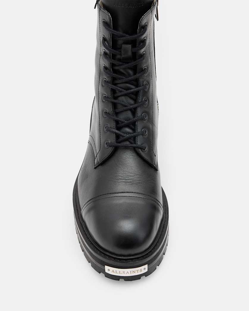 Hank Chunky Leather Boots
