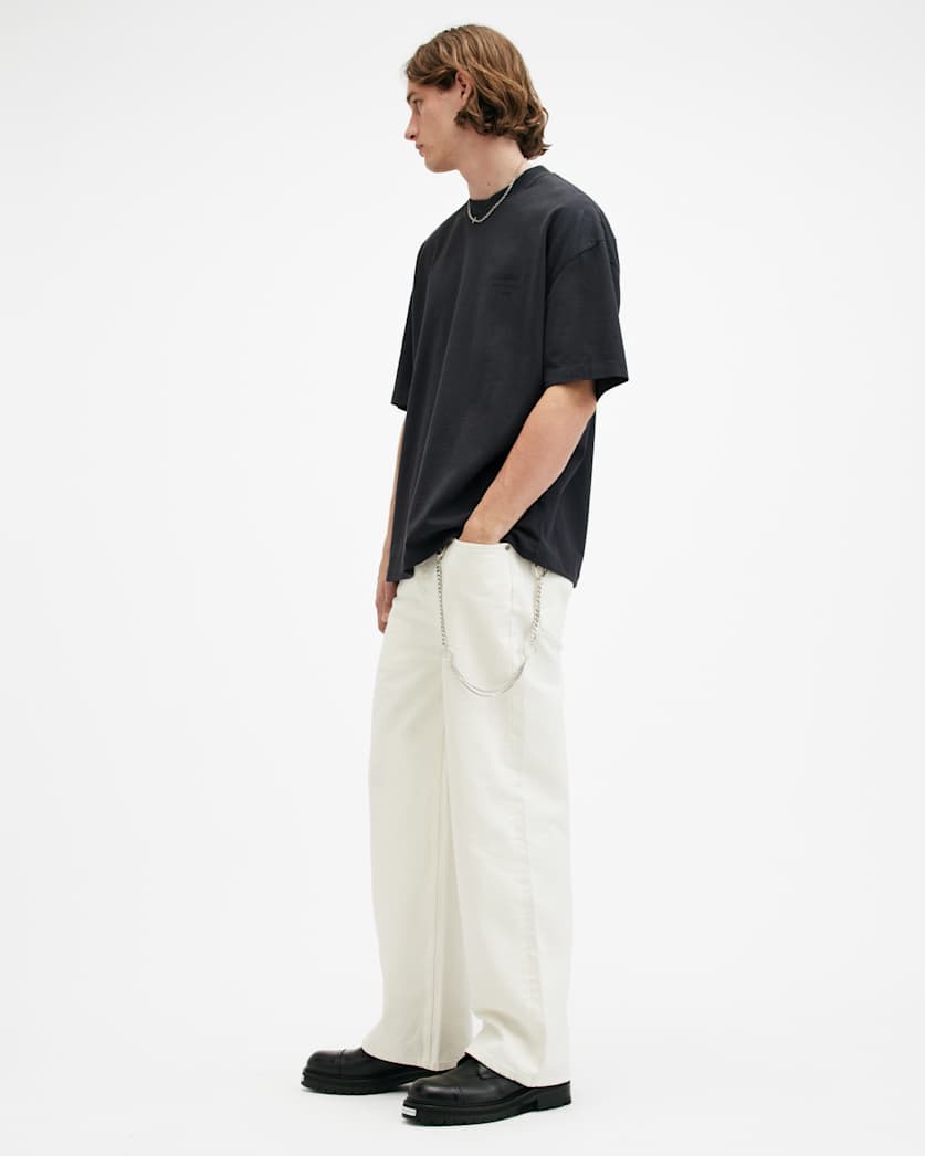 Xander Flocked Logo Oversized T-Shirt