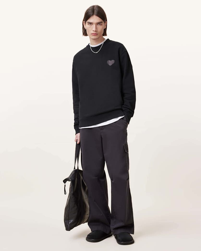 Lover Crew Neck Relaxed Fit Sweatshirt