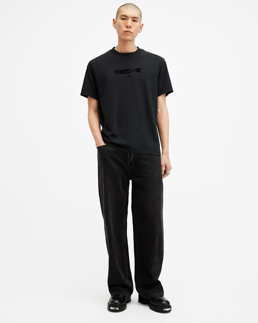 Montage Flocked Logo Relaxed Fit T-Shirt