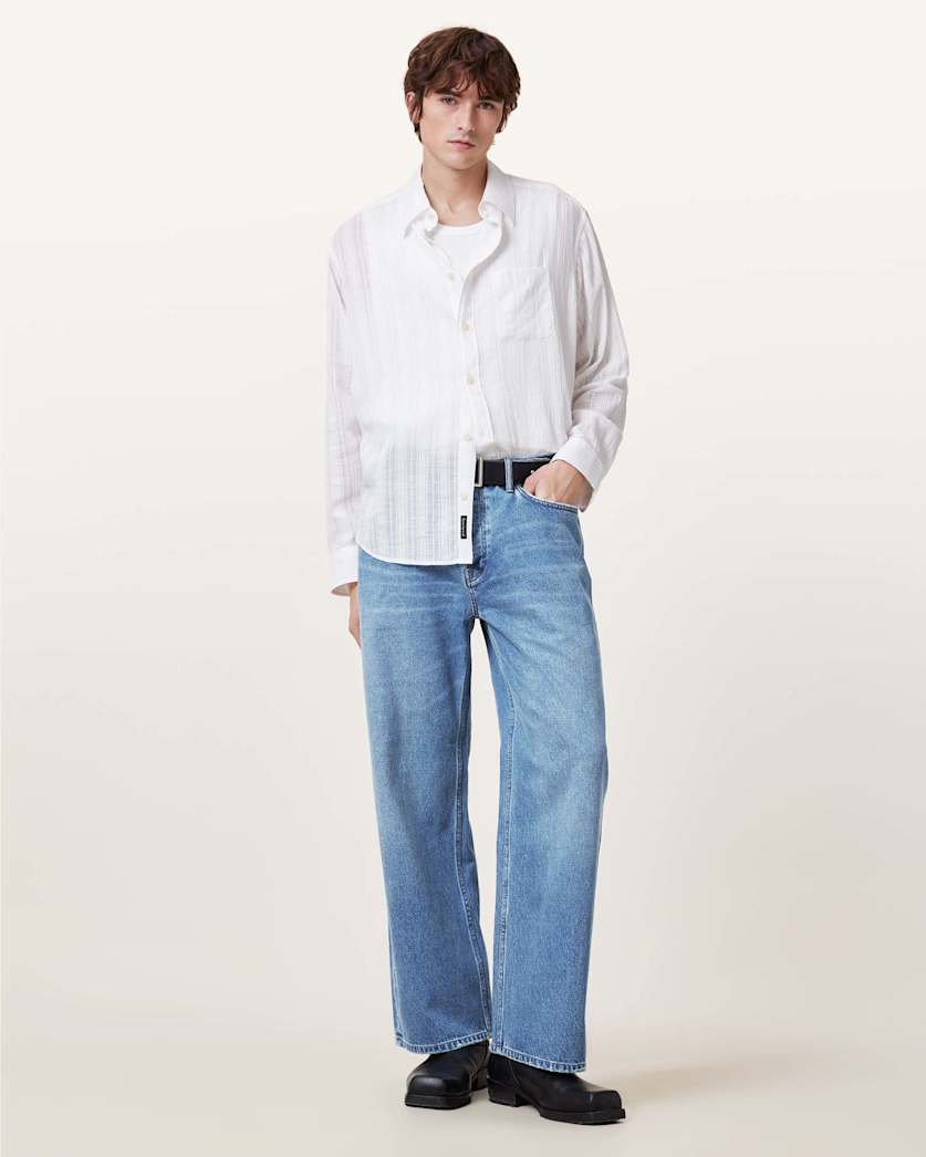 Lenny Loose Fit Wide Leg Denim Jeans
