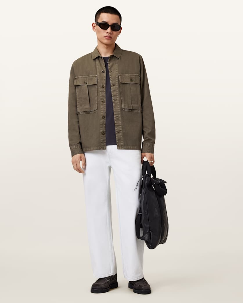Albyn Long Sleeve Cotton Shirt