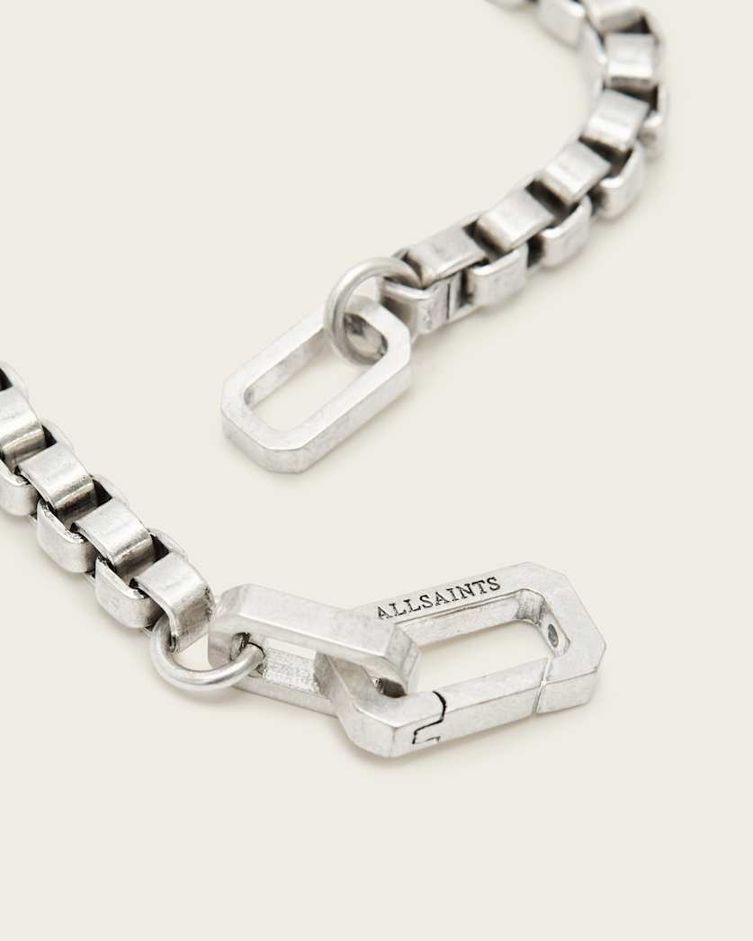 Roman Box Chain Carabiner Bracelet