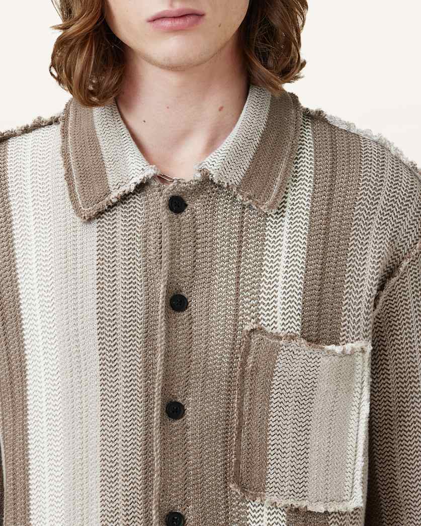 Truck Striped Cardigan