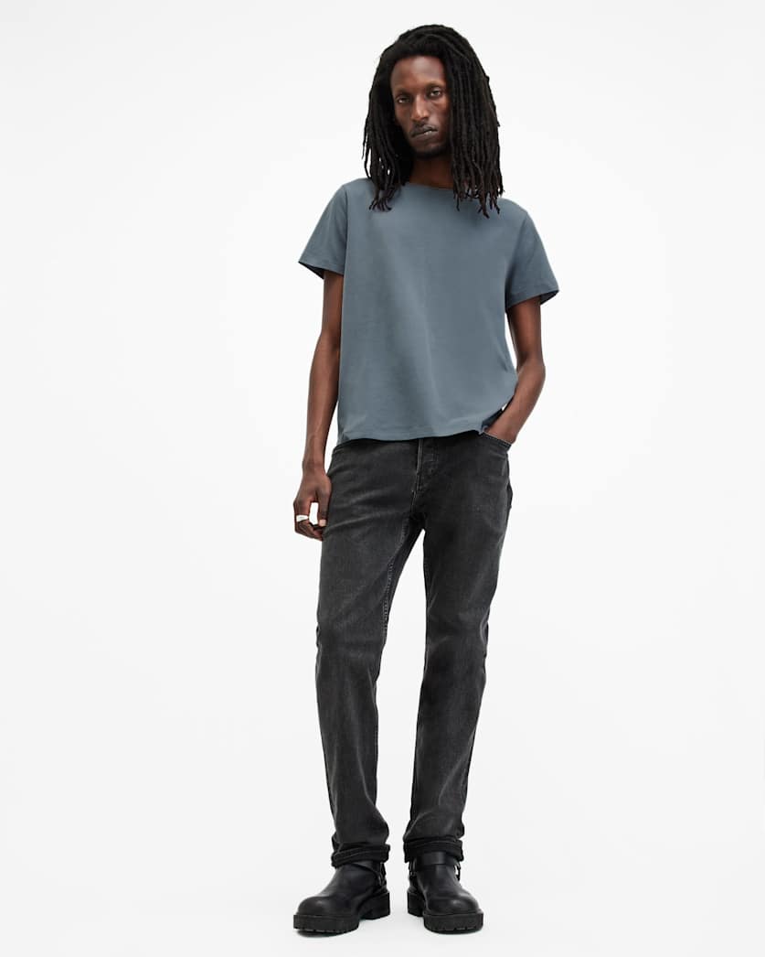 Bodega Crew Neck Raw Edge T-Shirt