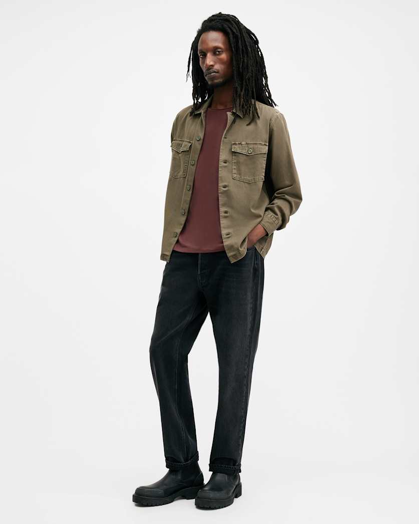 Bodega Crew Neck Raw Edge T-Shirt