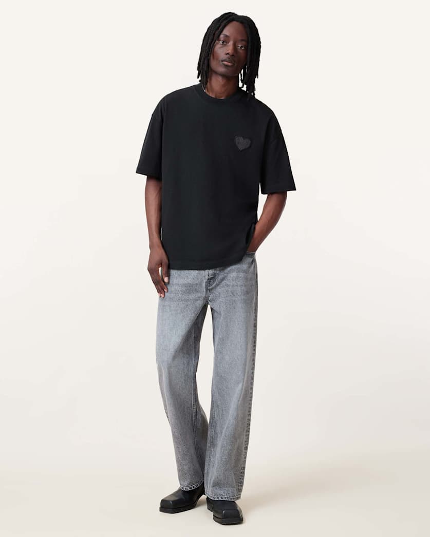 Lover Embroidered Oversized T-Shirt