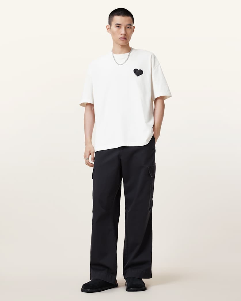 Lover Embroidered Oversized T-Shirt