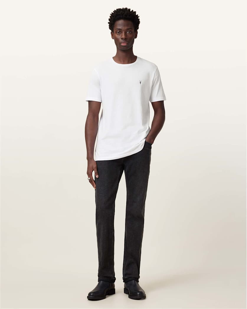 Brace Brushed Cotton Crew Neck T-Shirt
