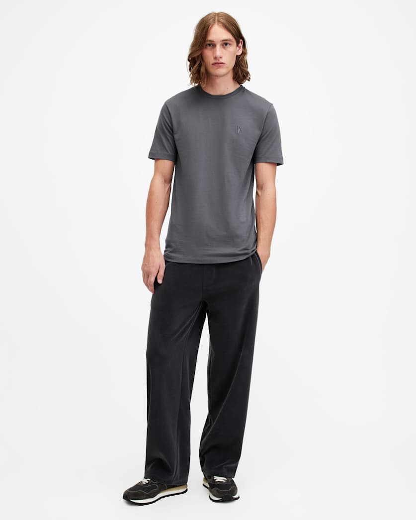 Brace Brushed Cotton Crew Neck T-Shirt