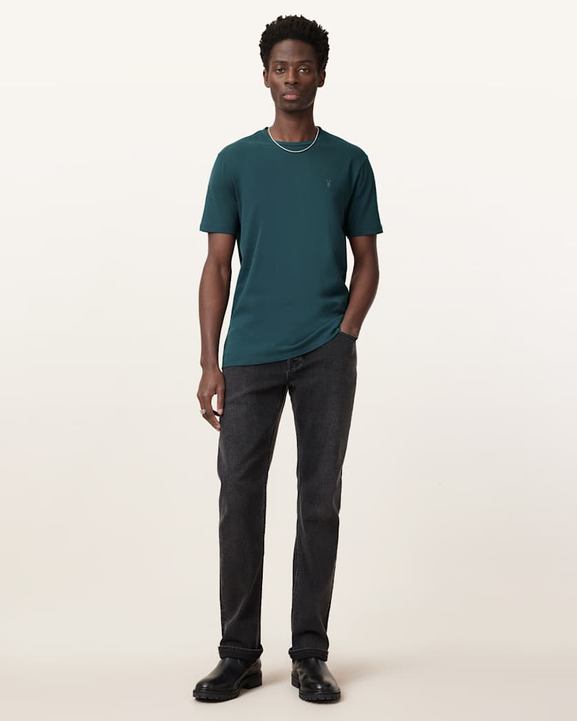 Brace Brushed Cotton Crew Neck T-Shirt