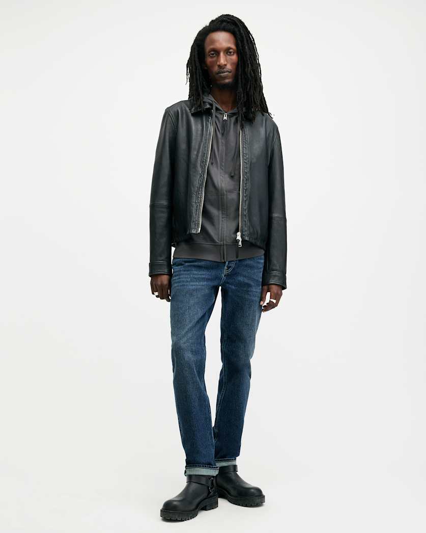 Brace Zip Up Brushed Cotton Ramskull Hoodie