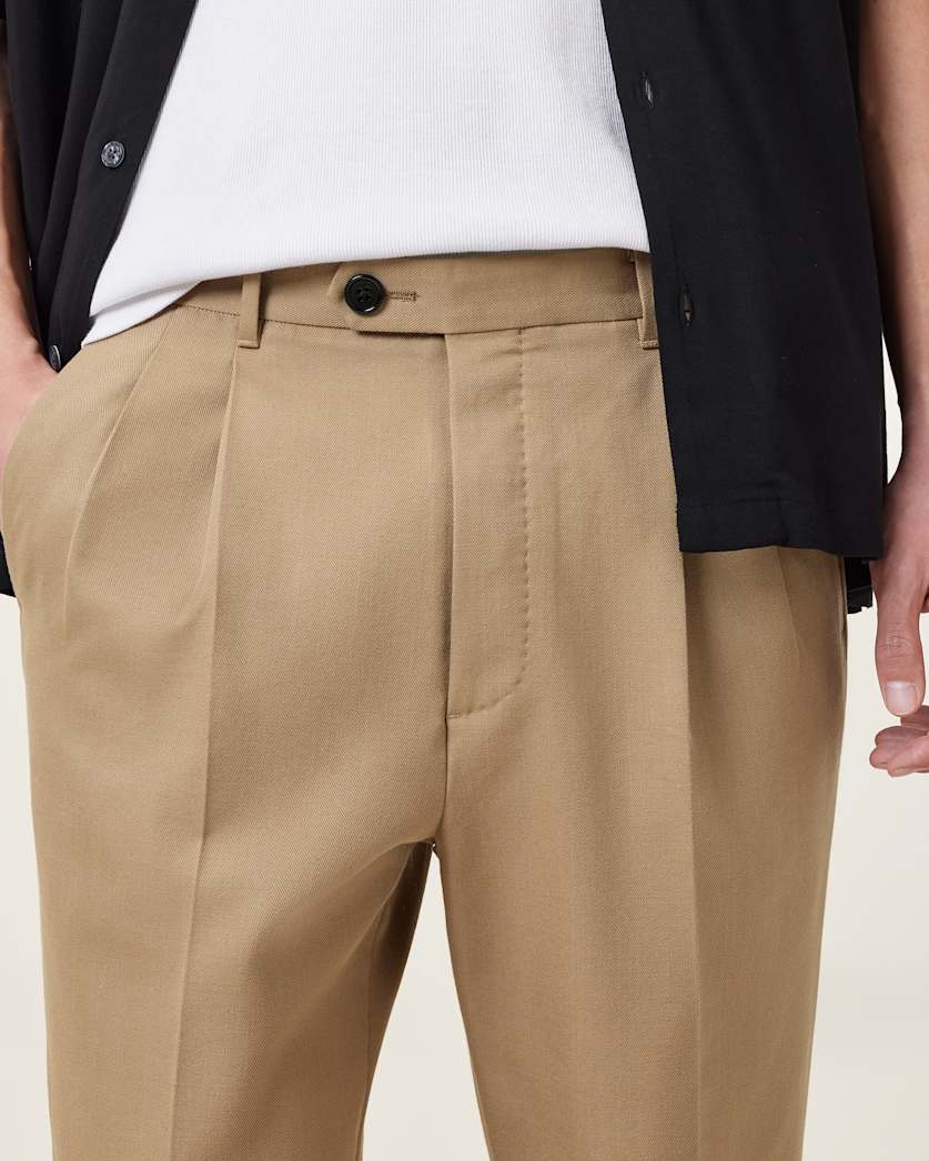 Tallis Slim Fit Cropped Trousers