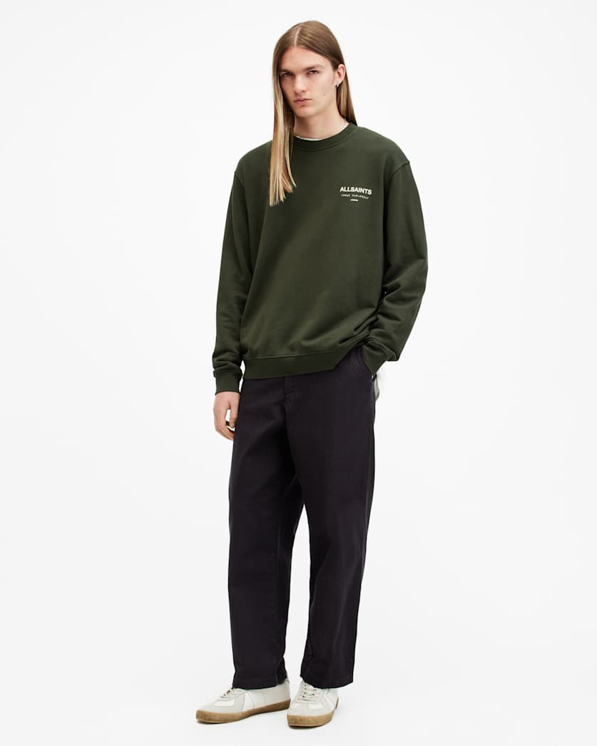 Underground Relaxed Fit Crew Neck Sweatshirt