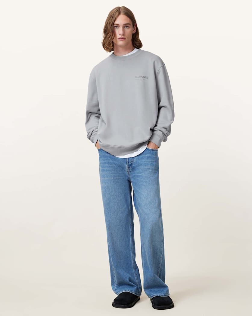 Underground Relaxed Fit Crew Neck Sweatshirt