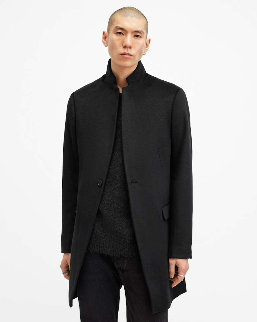 Hargrove Slim Fit Wool Blend Coat