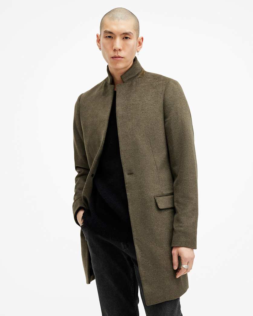 Hargrove Slim Fit Wool Blend Coat