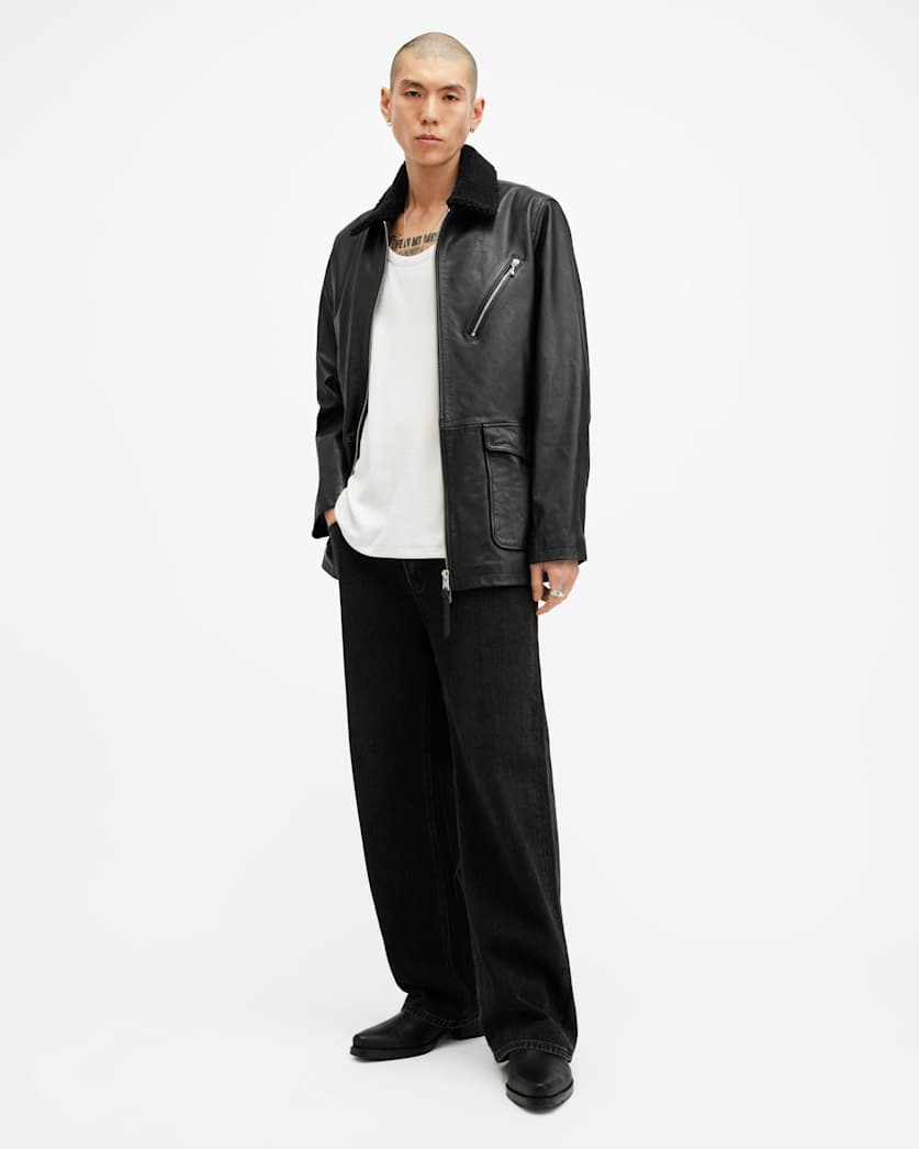 Moriarty Zip Up Faux Fur Lined Coat