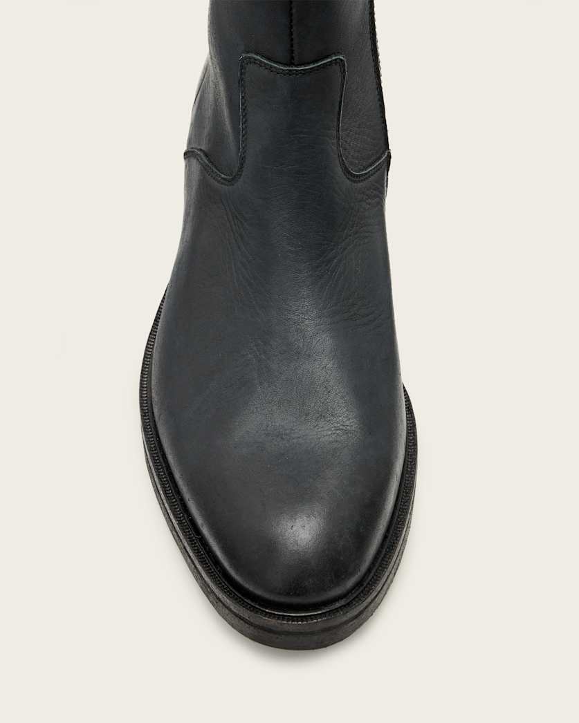 Lang Leather Zip Up Boots