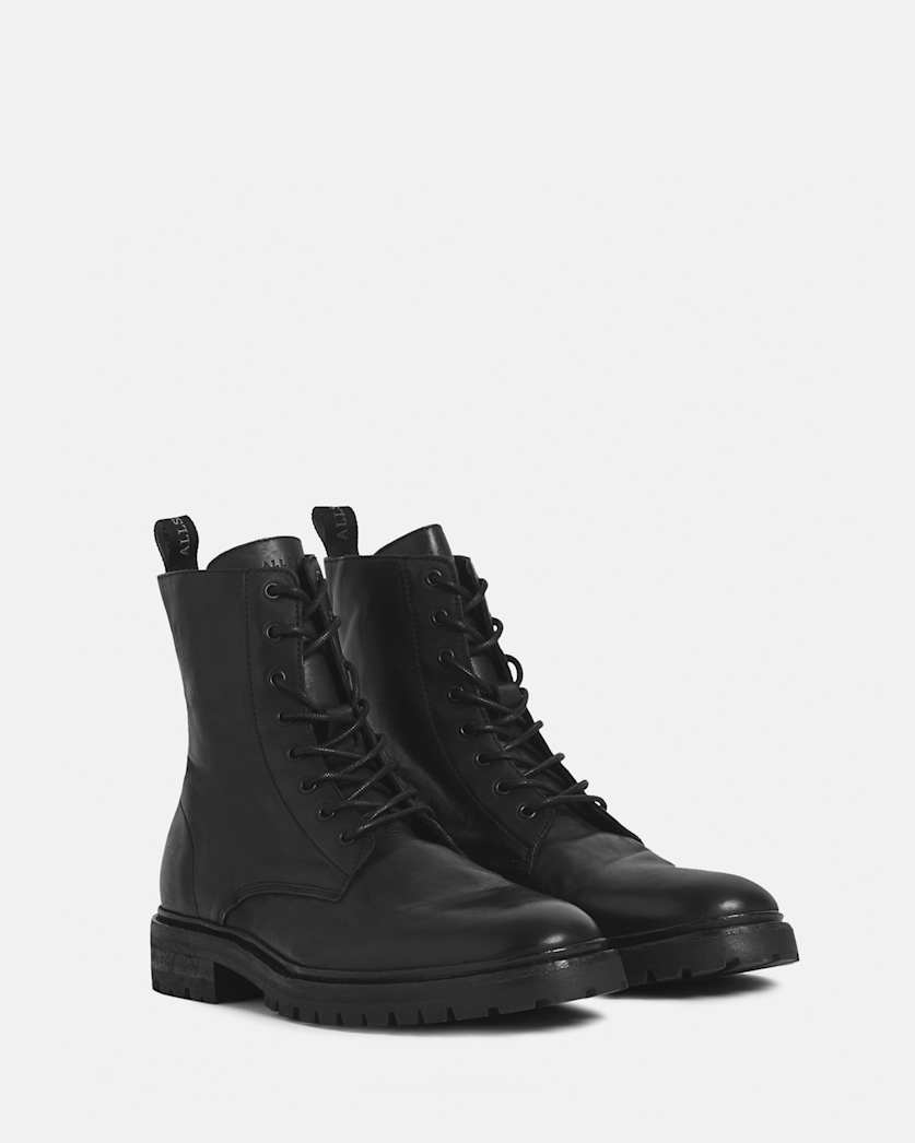 Tobias Lace Up Leather Boots