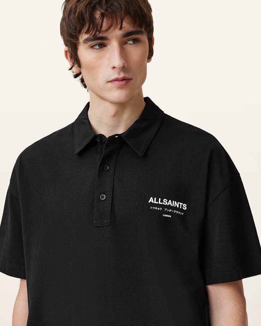 Underground Logo Relaxed Fit Polo Shirt