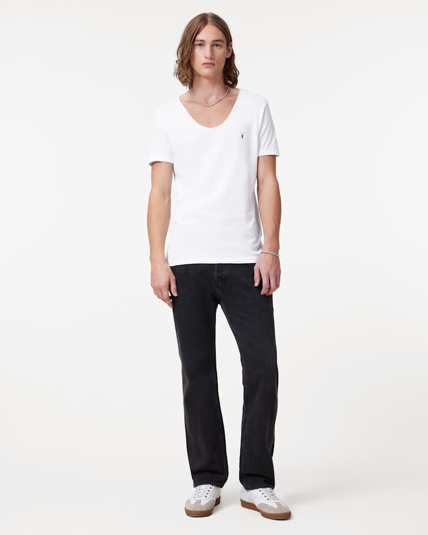 Tonic Scoop Neck Slim Ramskull T-Shirt