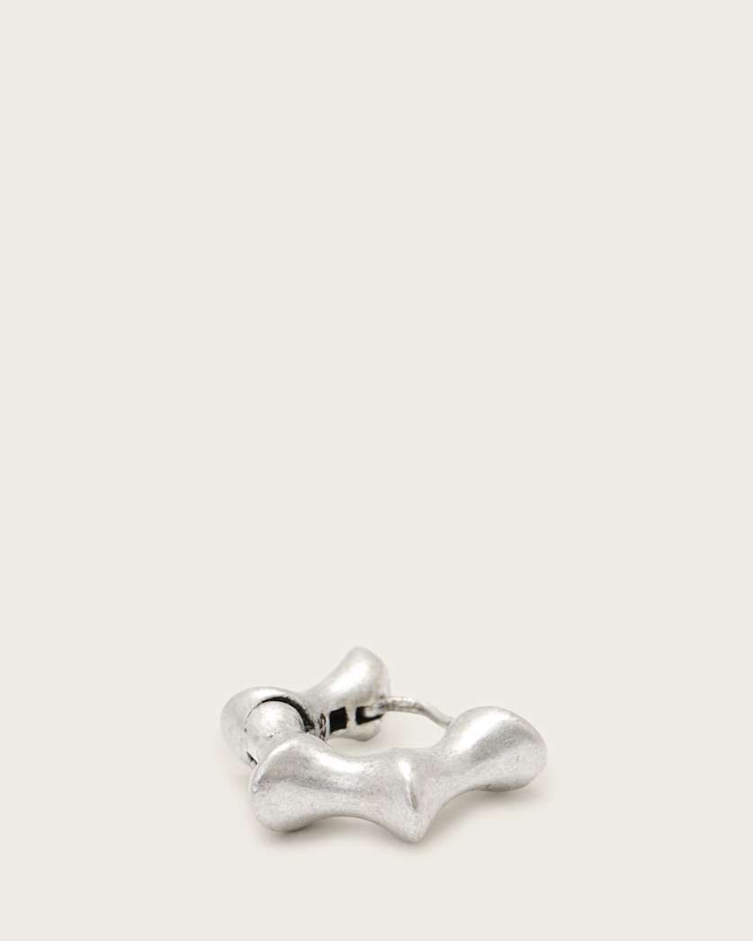Tarek Sterling Silver Hoop Earring