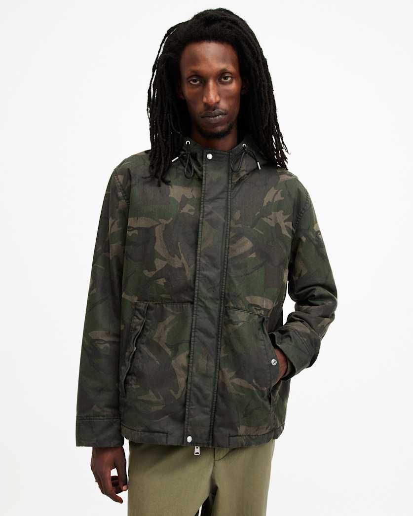 Atticus Camouflage Hooded Jacket