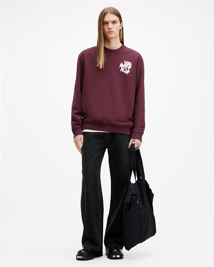 Orlando Logo Print Relaxed Sweatshirt
