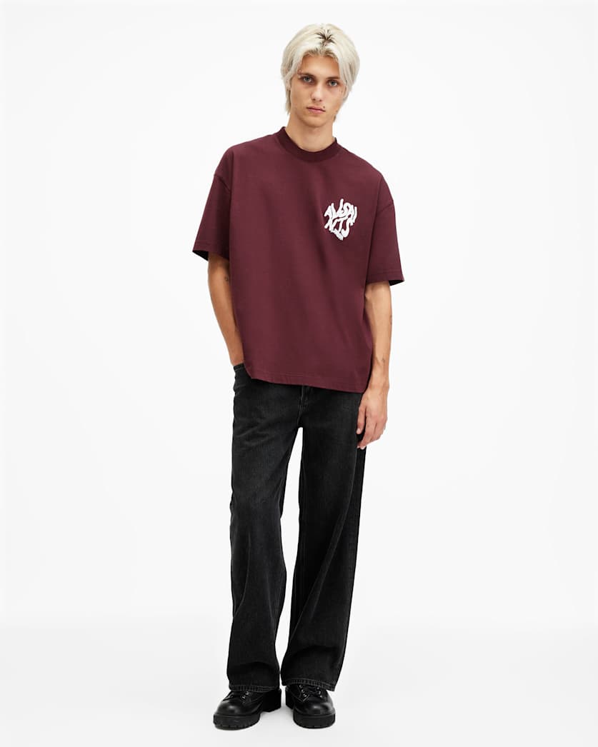 Orlando Logo Print Oversized T-Shirt