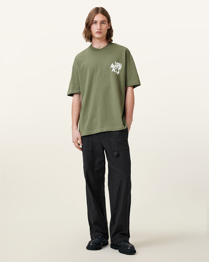 Orlando Logo Print Oversized T-Shirt