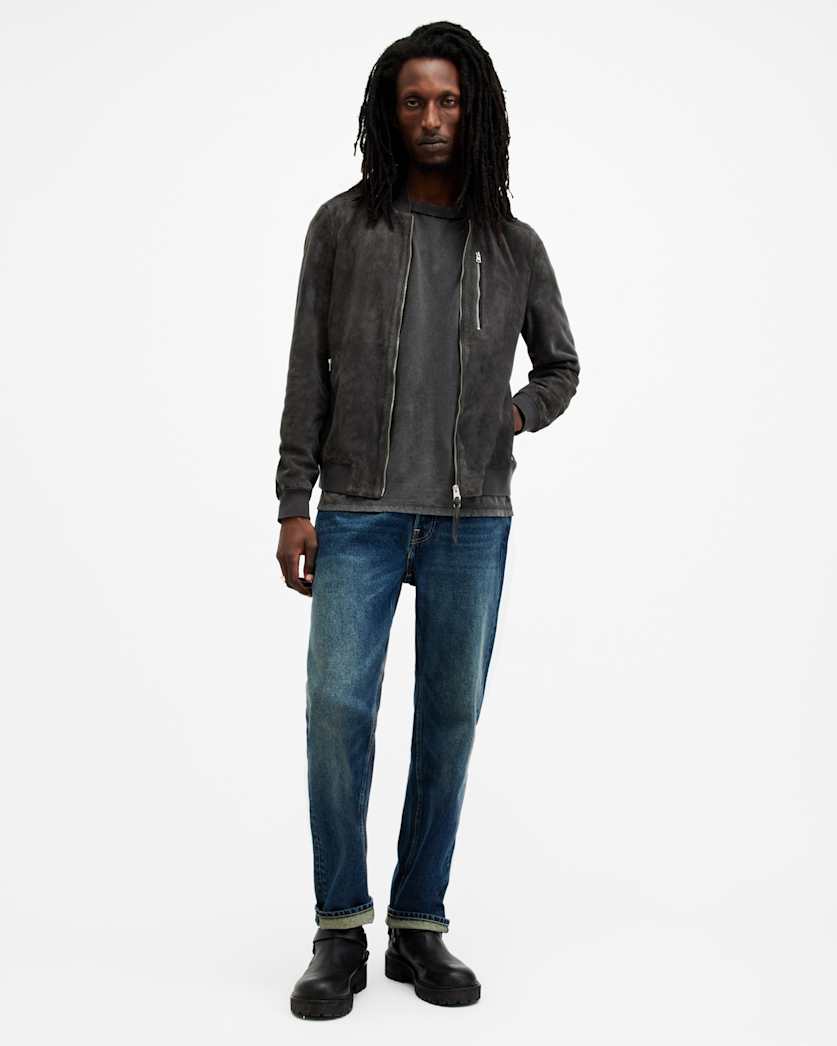 Kemble Suede Bomber Jacket