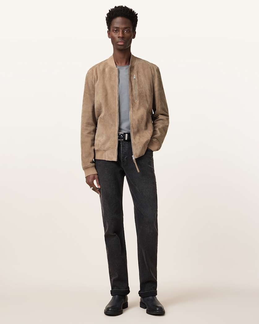 Kemble Suede Bomber Jacket