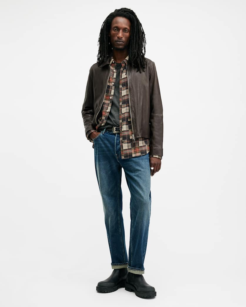 Jude Patchwork Checked Jacquard Shirt