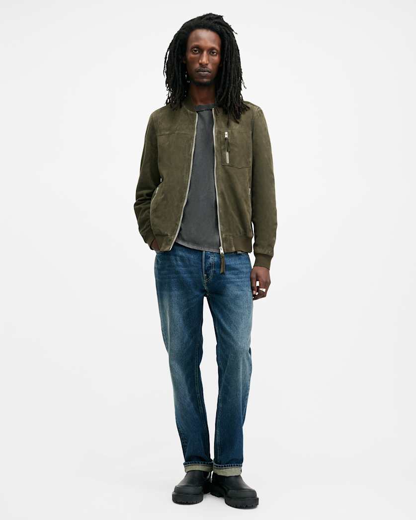 Kairo Suede Bomber Jacket