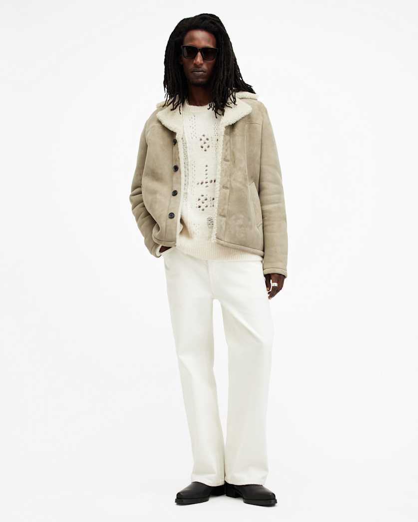 Paulson Relaxed Fit Shearling Coat