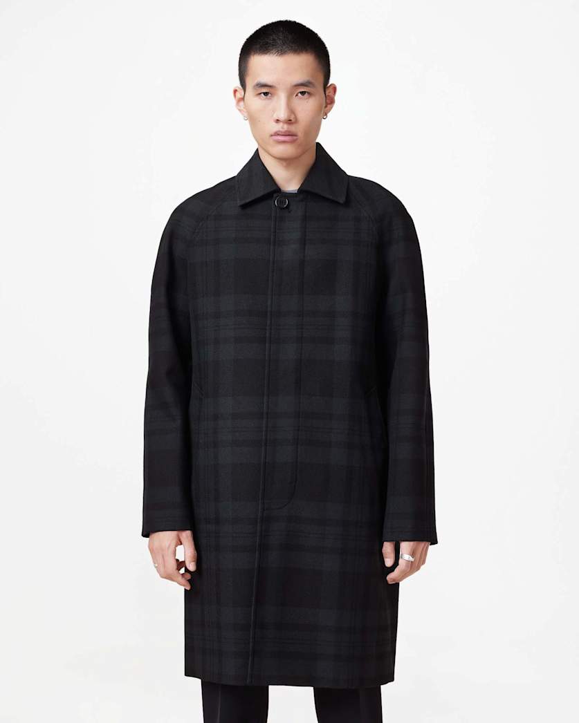 Marton Checked Relaxed Fit Coat