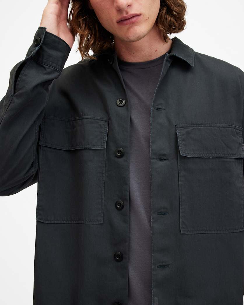 Sanpha Relaxed Fit Herringbone Shirt