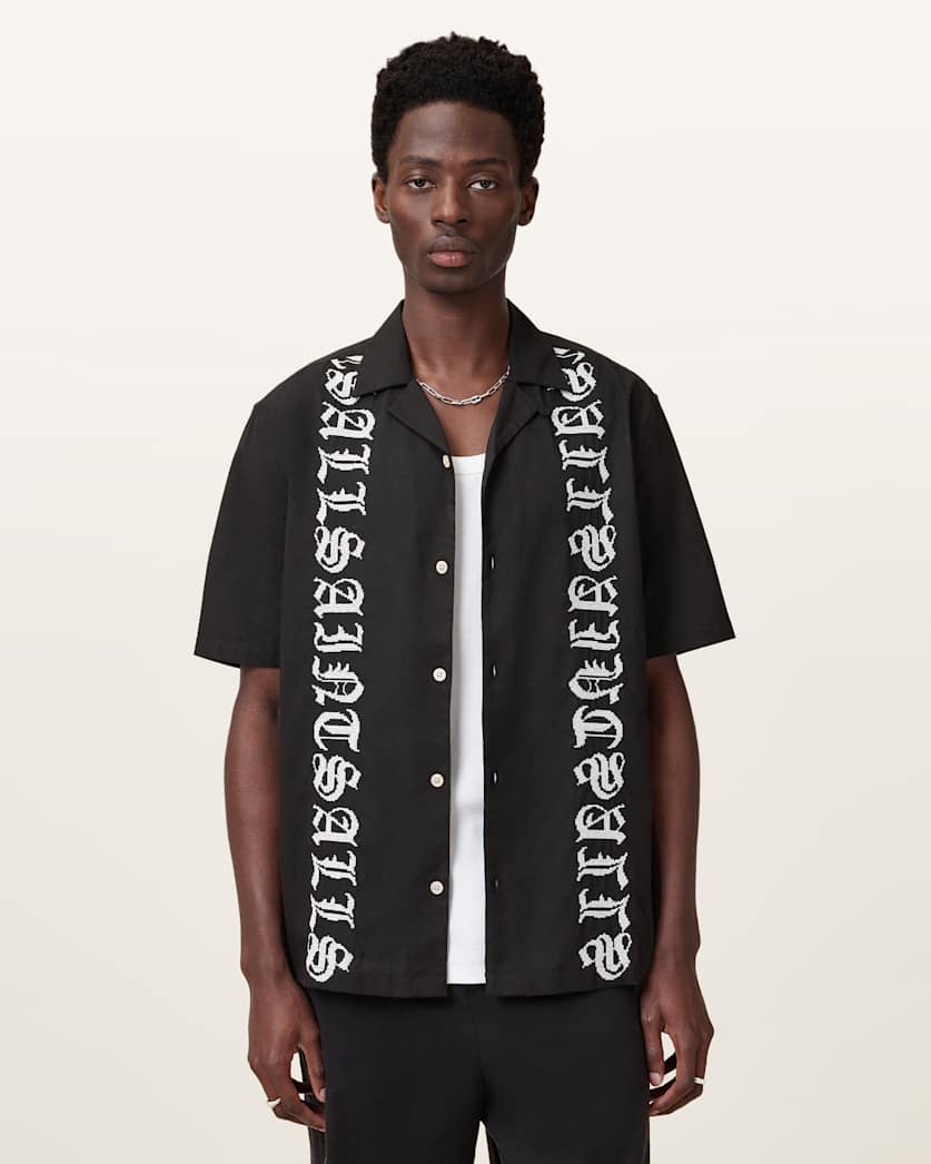 Scripture Short Sleeve Textured Shirt