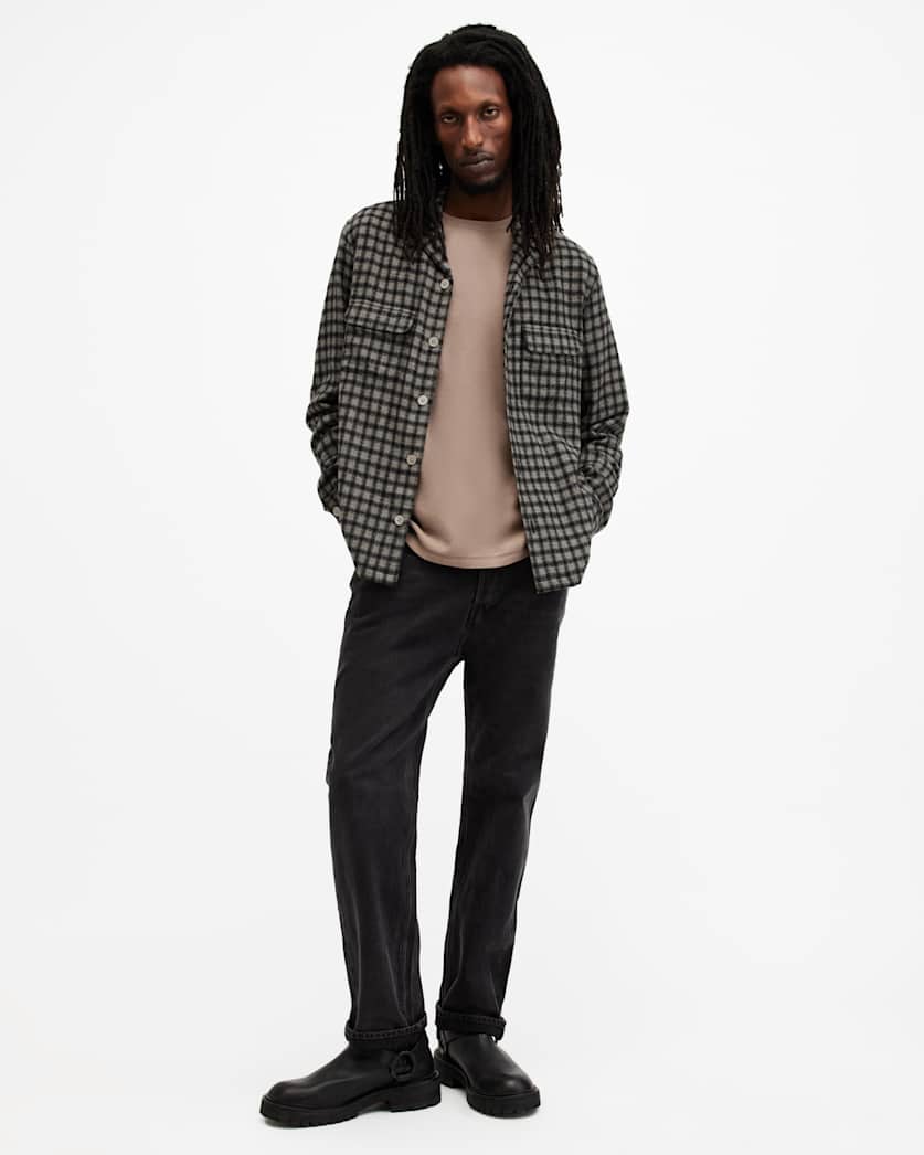 Alkame Checked Relaxed Fit Shirt