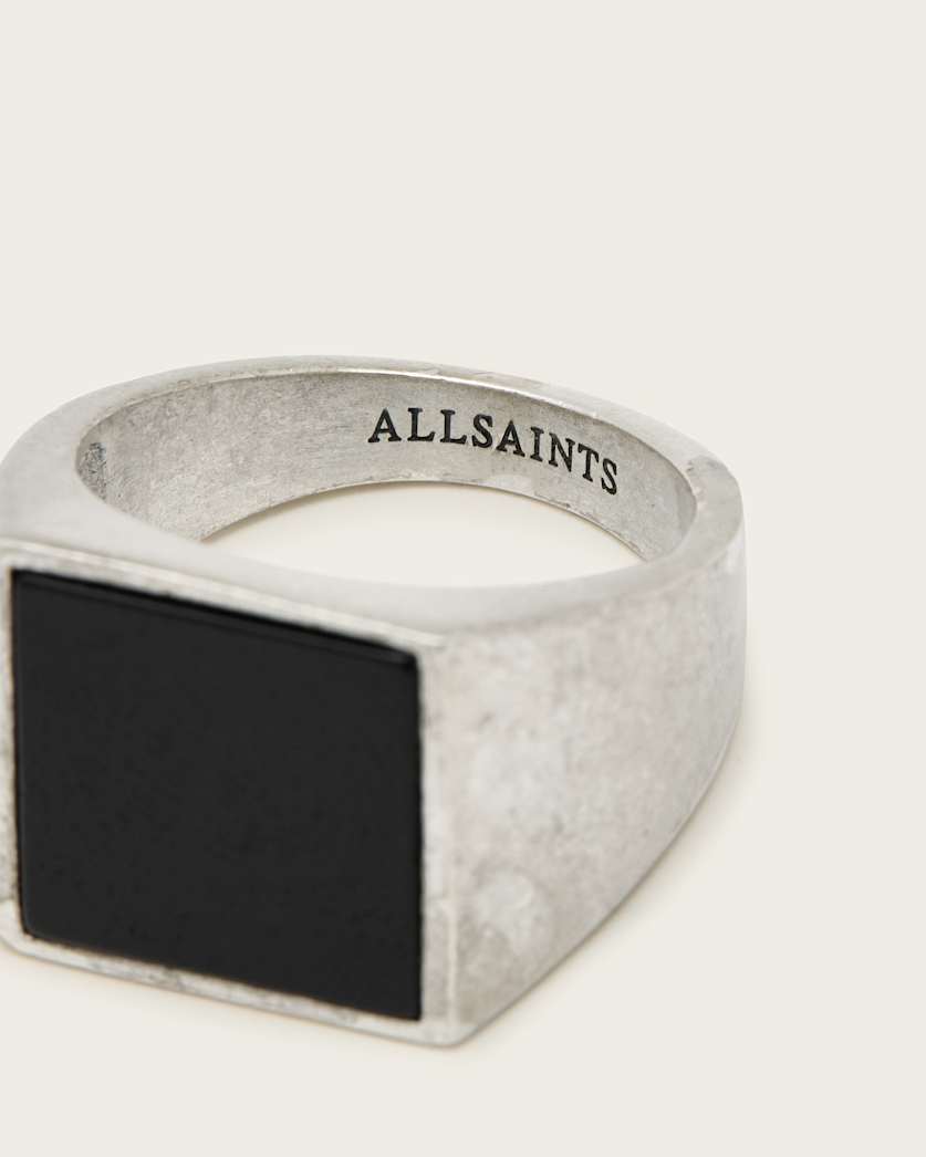 Aaron Sterling Silver Stone Ring