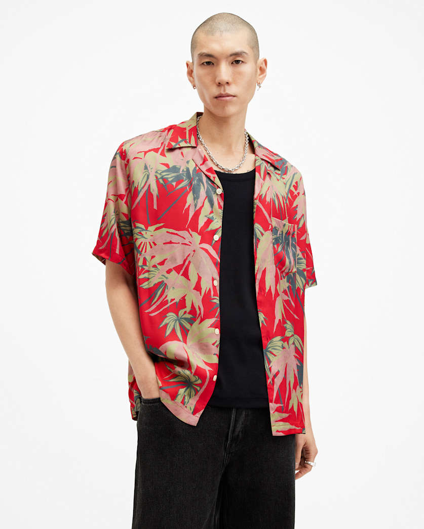 Hudsony Relaxed Fit Printed Shirt