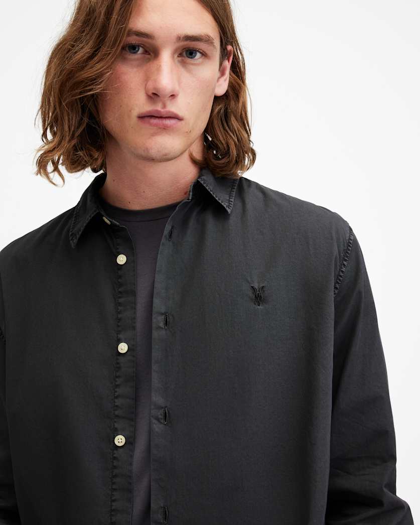 Tahoe Ramskull Garment Dyed Relaxed Fit Shirt