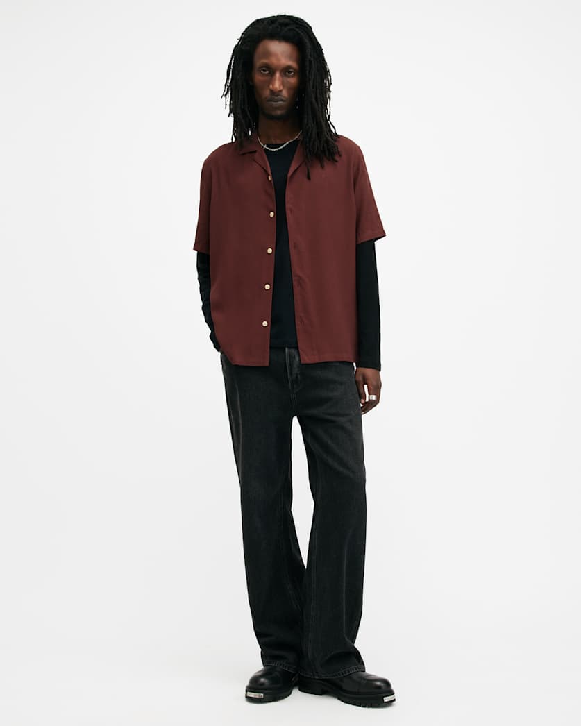Venice Revere Collar Ramskull Shirt