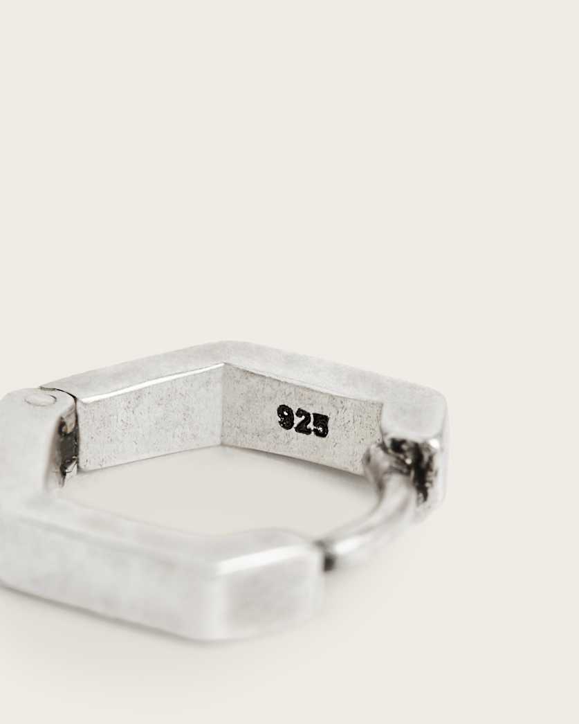 Hex Hoop Earring