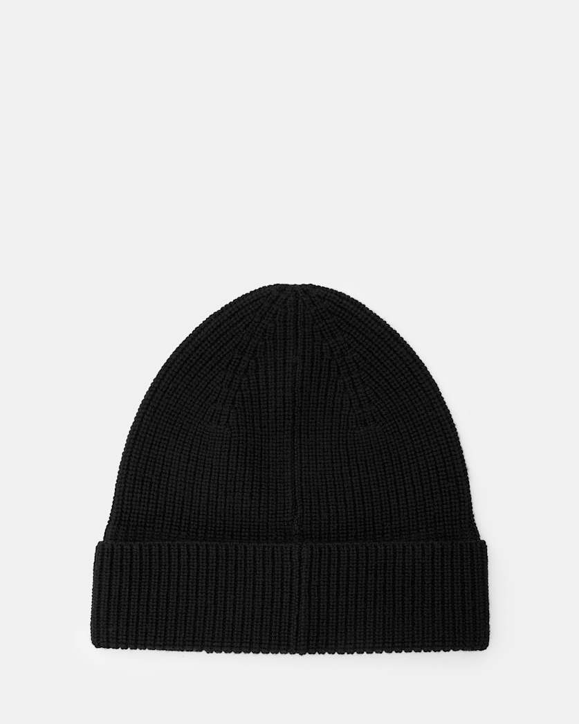 Merino Turned Up Cuff Wool Beanie