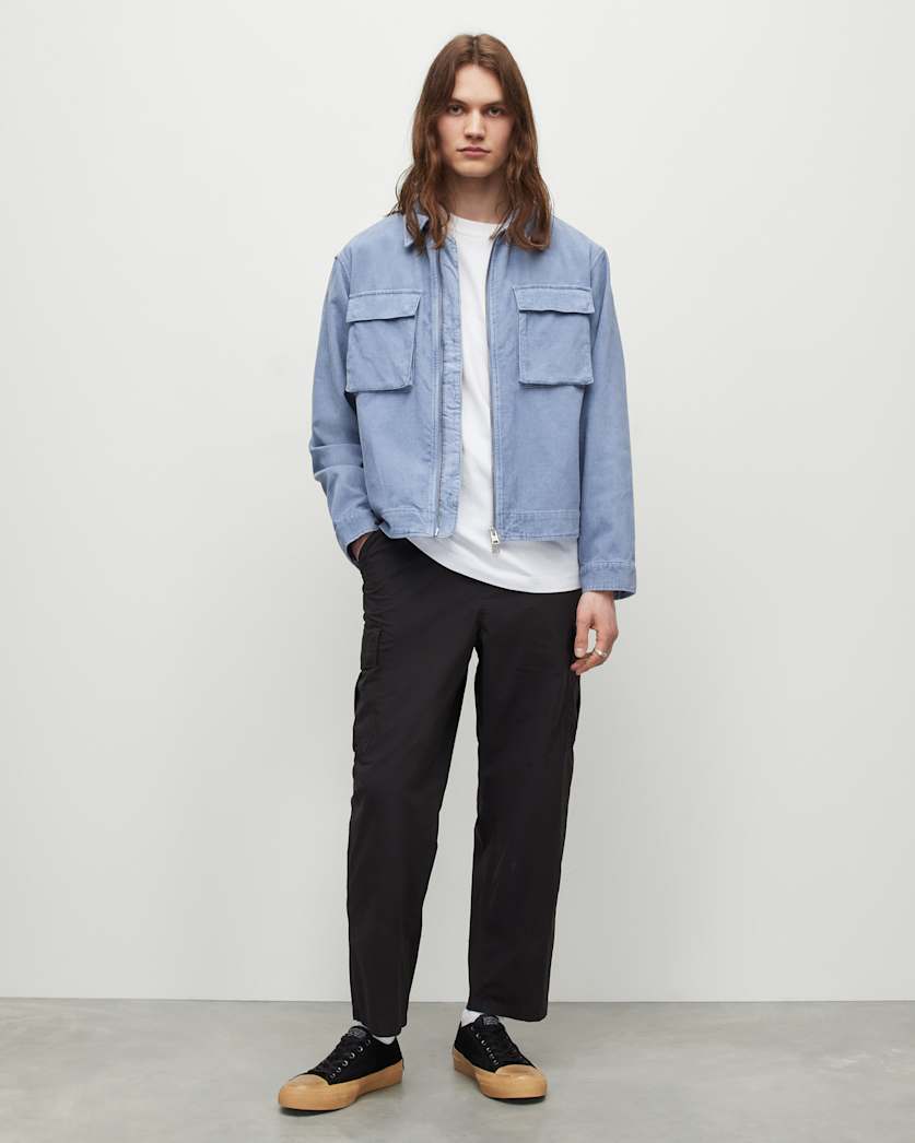 Clifton Corduroy Cropped Zip Up Jacket