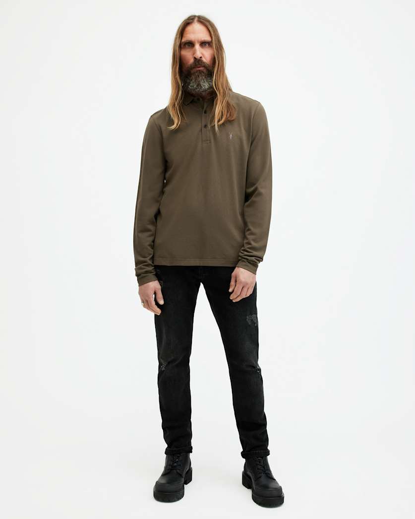 Reform Long Sleeve Ramskull Polo Shirt