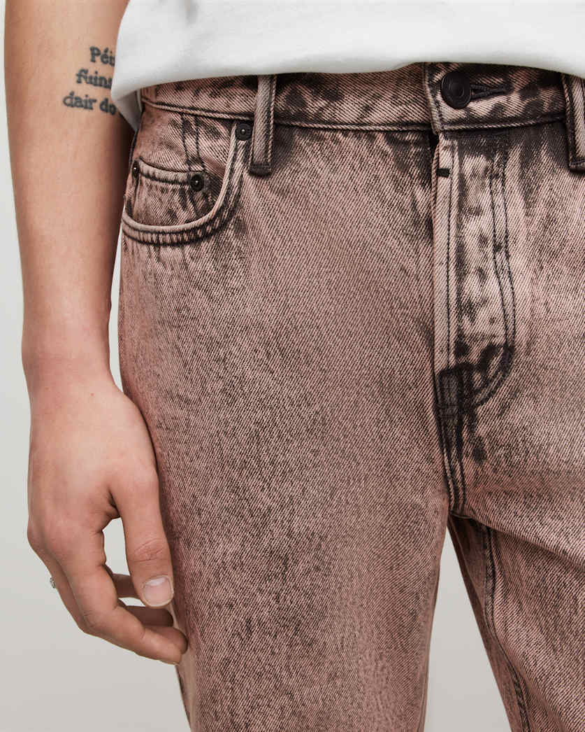 Curtis Straight Fit Overdyed Denim Jeans